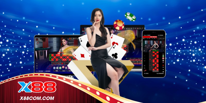 Màn hình đăng nhập X88 với biểu tượng bảo mật